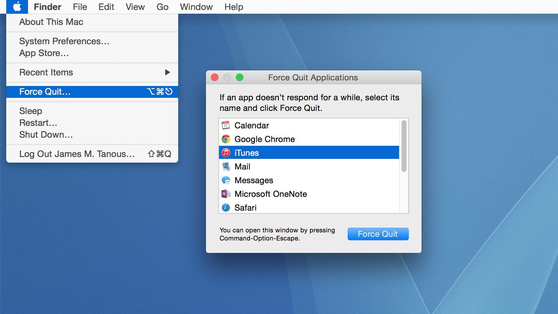 How To Force Quit Status Bar Apps Mac